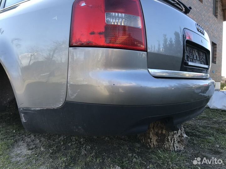 Задний бампер на Audi A6 C5 универсал рестайлинг