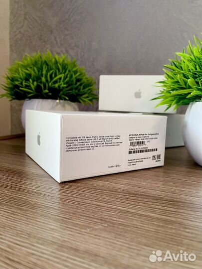 Airpods pro 2 new 2024 c шумоподалвение + чехол