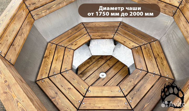 Банный чан aisi 304 доставка в мо