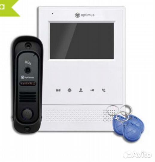 Видеодомофон комплект 4 дюйма