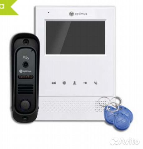 Видеодомофон комплект 4 дюйма