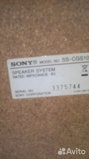 Колонка sony