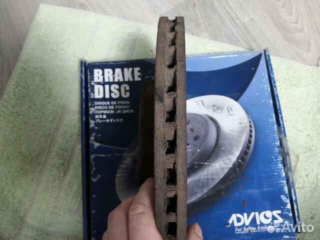 Диск тормозной передний Митсубиси Лансер 10