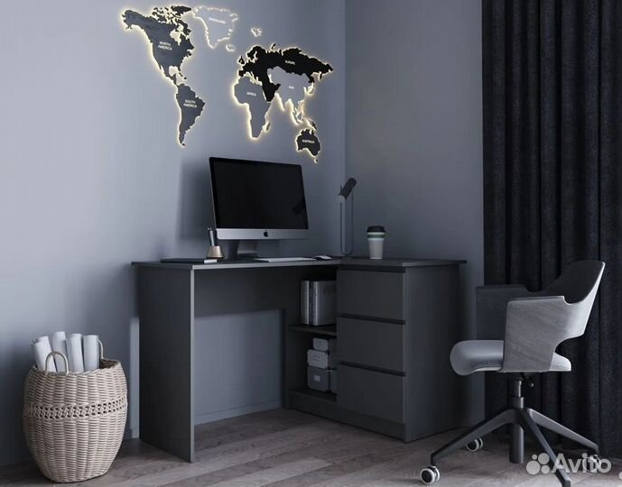 Стол угловой письменный в современном стиле