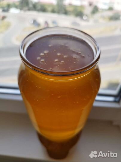 Мед цветочный с рапсом. Бесплатная доставка