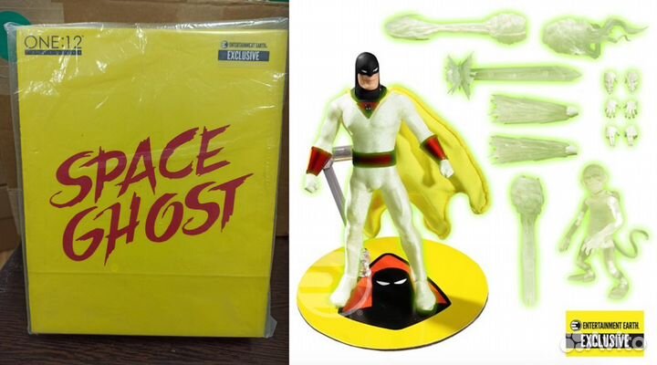 Фигурка Mezco Space Ghost Glow-in-the-Dark One:12