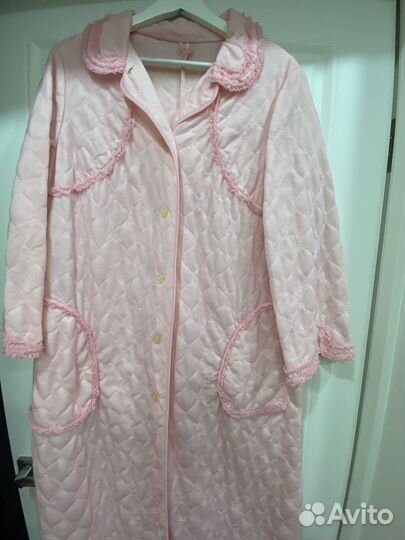 Винтажный халат капроновый времен СССР