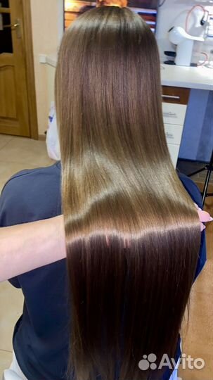 Кератиновое выпрямление, ботокс волос