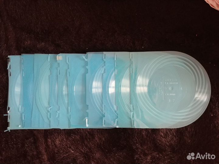 Гибкие виниловые пластинки из журнала Кругозор