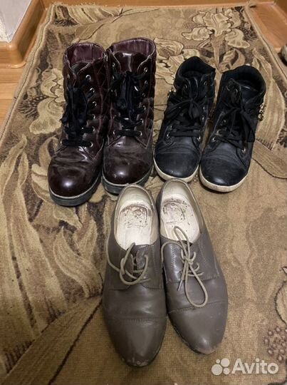 Ботинки осень весна 35-36-37