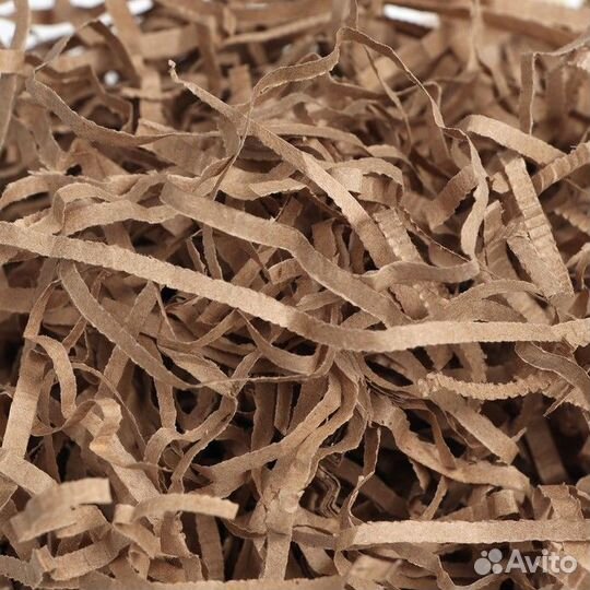 Бумажный наполнитель для подарков сувениров Крафт