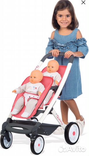 Коляска quinny для двух кукол