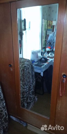 Шкаф платяной СССР + зеркало старинное