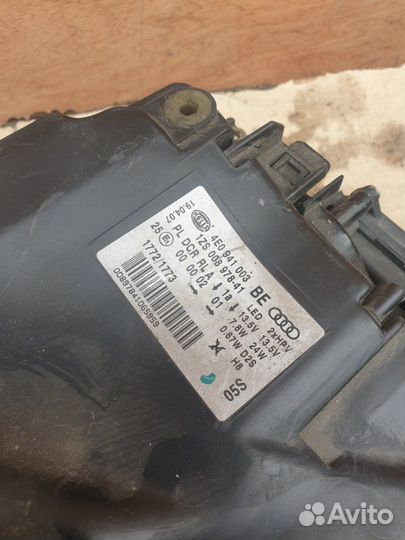 Фара передняя левая Audi A6 III (C6) 2004-2008