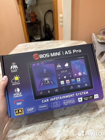 Магнитола boss-mini A5 Pro