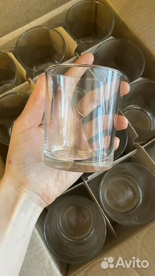 Стаканы 12 шт для свечей подсвечники pasabahce