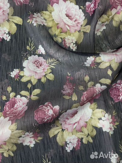 Тюль с принтом готовый+пошив на заказ