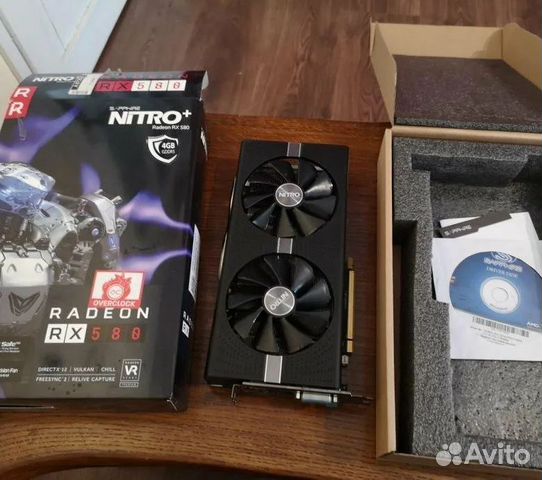 Видеокарта rx580 4gb nitro + купить в Черняховске | Электроника | Авито