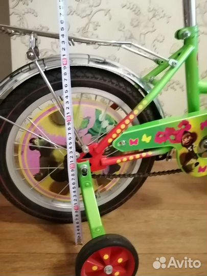 Велосипед 16 дюймов, 2 (4) колесный
