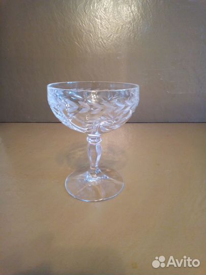 Хрустальная креманка на ножке СССР