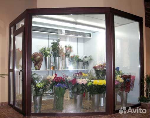 Витрина цветы