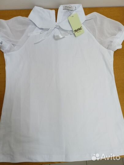 Блузка школьная новая 164