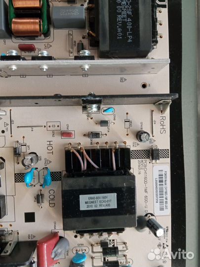 Телевизор BQ 55SU01B V1 по запчастям