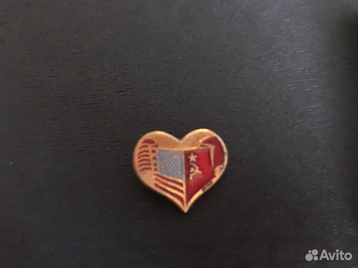 Значок СССР и США