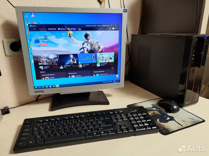 Комп в сборе asus 4я цпу Intel/ 16Gb озу/ 120G SSD
