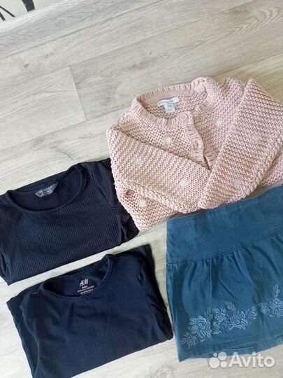 Вещи пакетом для девочки 98 104