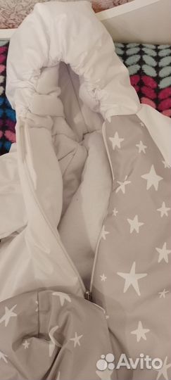 Конверт на выписку зимний, и костюмчик 56 размера