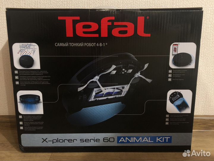 Робот пылесос моющий новый Tefal