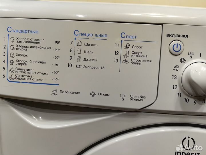 Стиральная машина indesit узкая