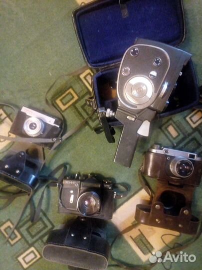 Фотоаппарат. Кинокамера. Кинап. Фэд. Зенит