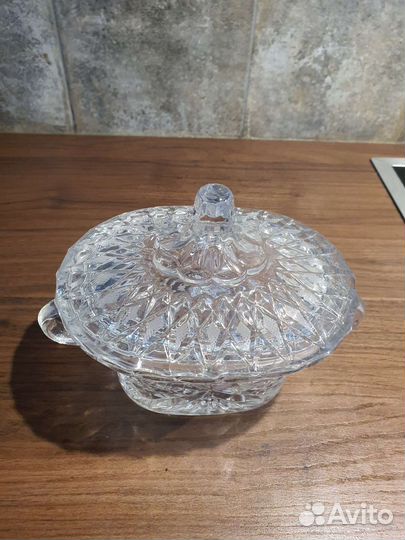 Хрусталь СССР. Сахарница.Салатница.Фруктовница