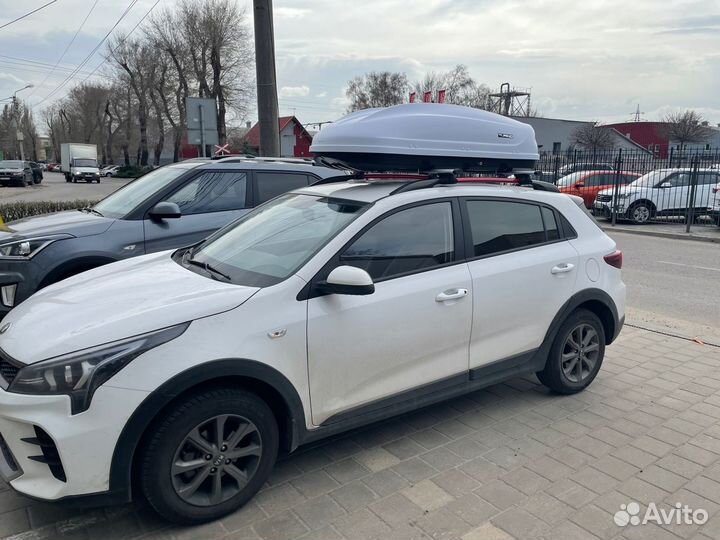 Автобокс Турино-1 белый на 2 стороны на Kia