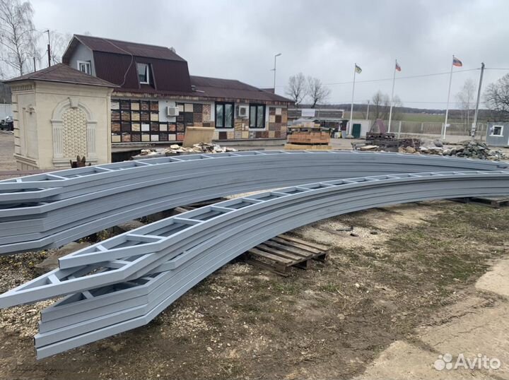 Арочные фермы из профильной трубы 60х40