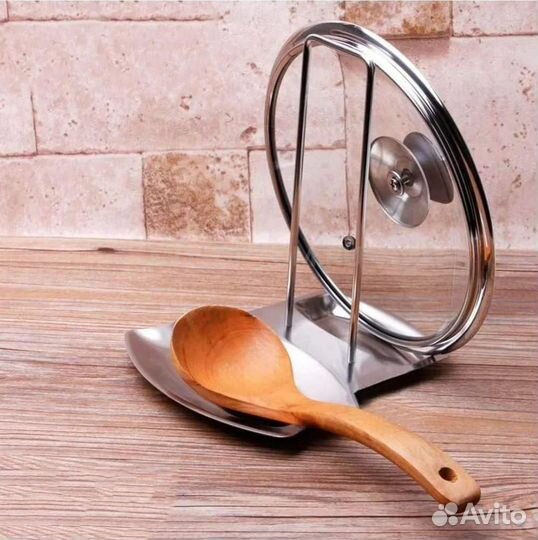 Подставка для крышки и ложки нержавейка