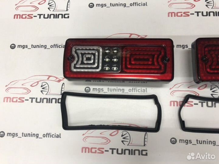 Задние фонари Mercedes G-class w463 диодные стиль2