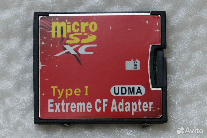 Адаптер с SD на CF Compact Flash карту памяти