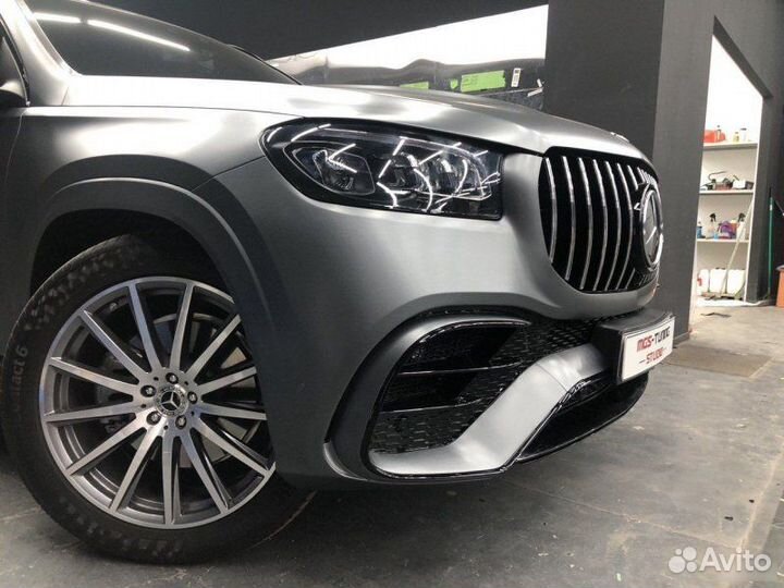 Передний бампер GLS63 AMG Mercedes GLS X167 глс Из
