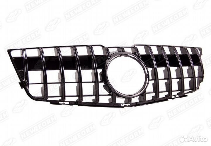 Решетка радиатора GT черная Mercedes GLK