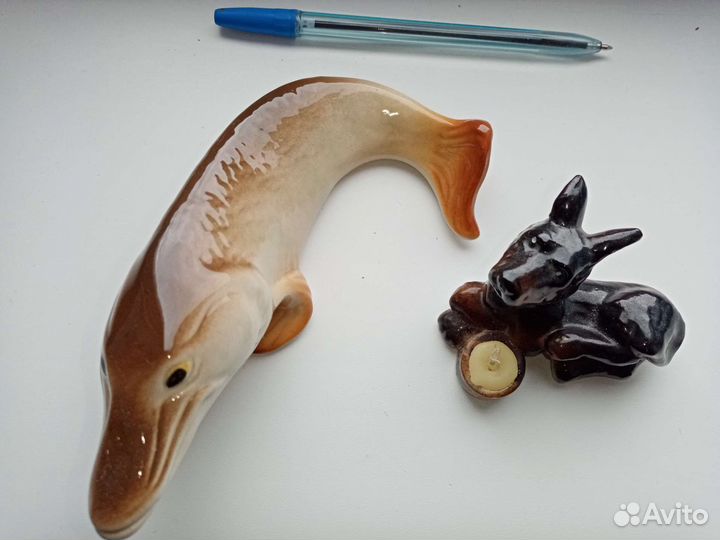 Фарфоровая рыба-щука