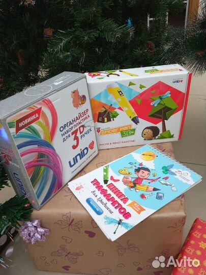 Промо набор 3Dручка, 90метров пластика, трафареты