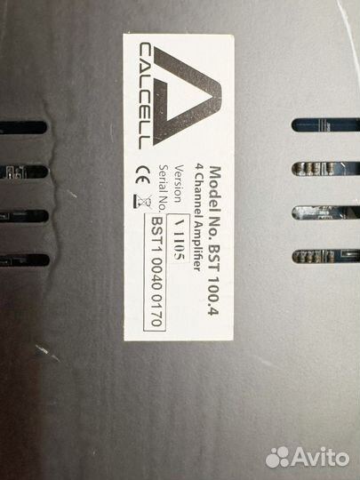 Усилитель calcell BST 100.4