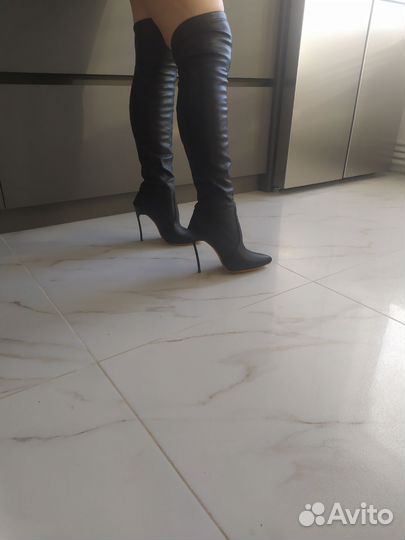 Сапоги ботфорты 40 размер на каблуке