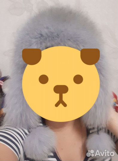 Шапка, ушанка, кожа и мех натуральные