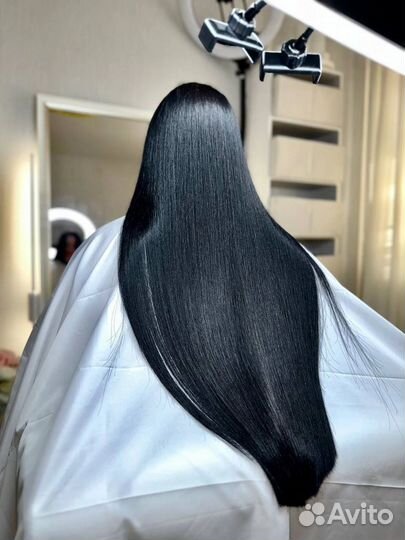 Кератин, ботокс (+ бесплатный пилинг кожи головы)