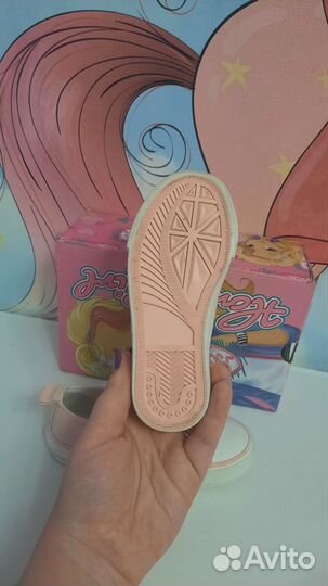 Кеды кроссовки детские на девочку 25 размер