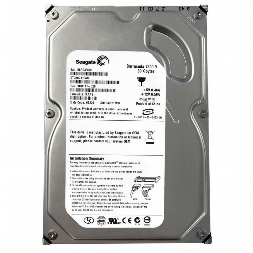 [ST3402111A] Жесткий Диск Seagate 40gb Ide 3.5" St3402111a